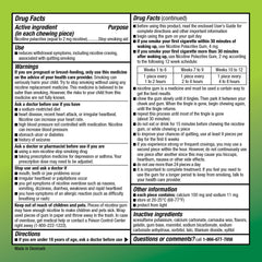 Amazon Basic Care 160-count box highlighting long-term quit support supply