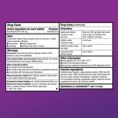 Amazon Basic Care All Day Relief packaging box indicating 150 count