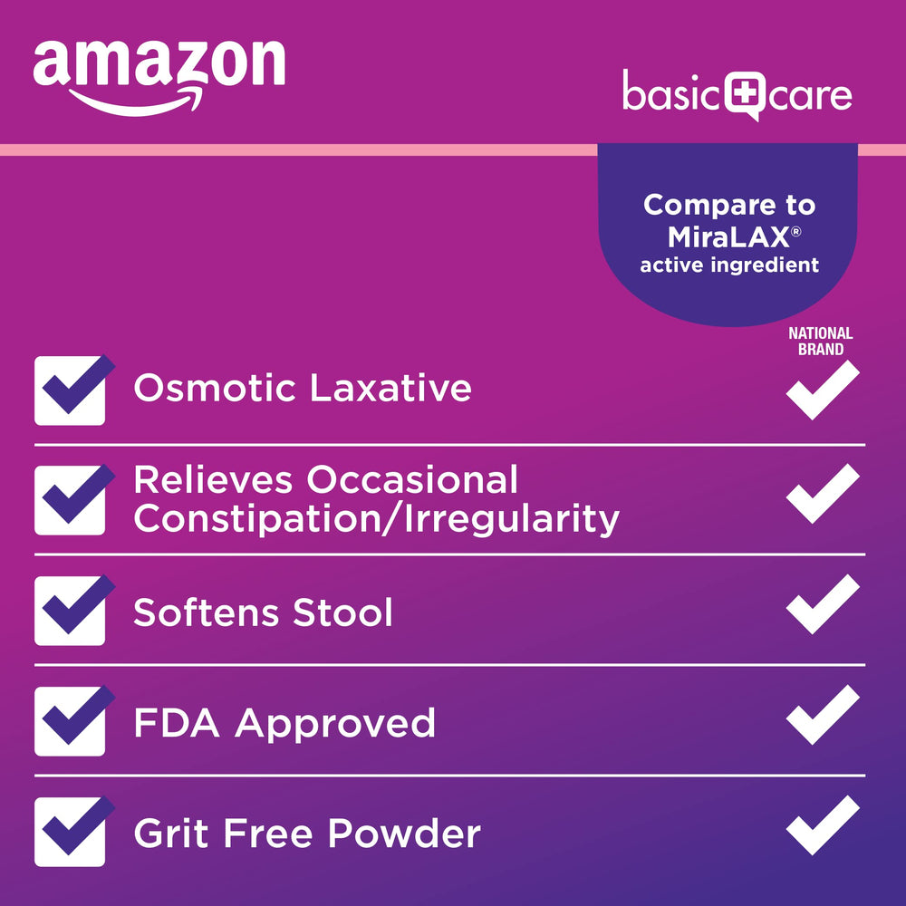 Scoop included with ClearLax for accurate dosing in daily routines.