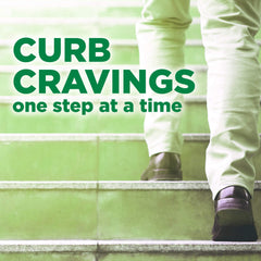 Gum dispensing strip visual highlighting steady craving control when needed