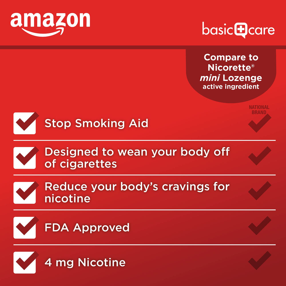 Box with 135-count lozenges for daily quit smoking support.