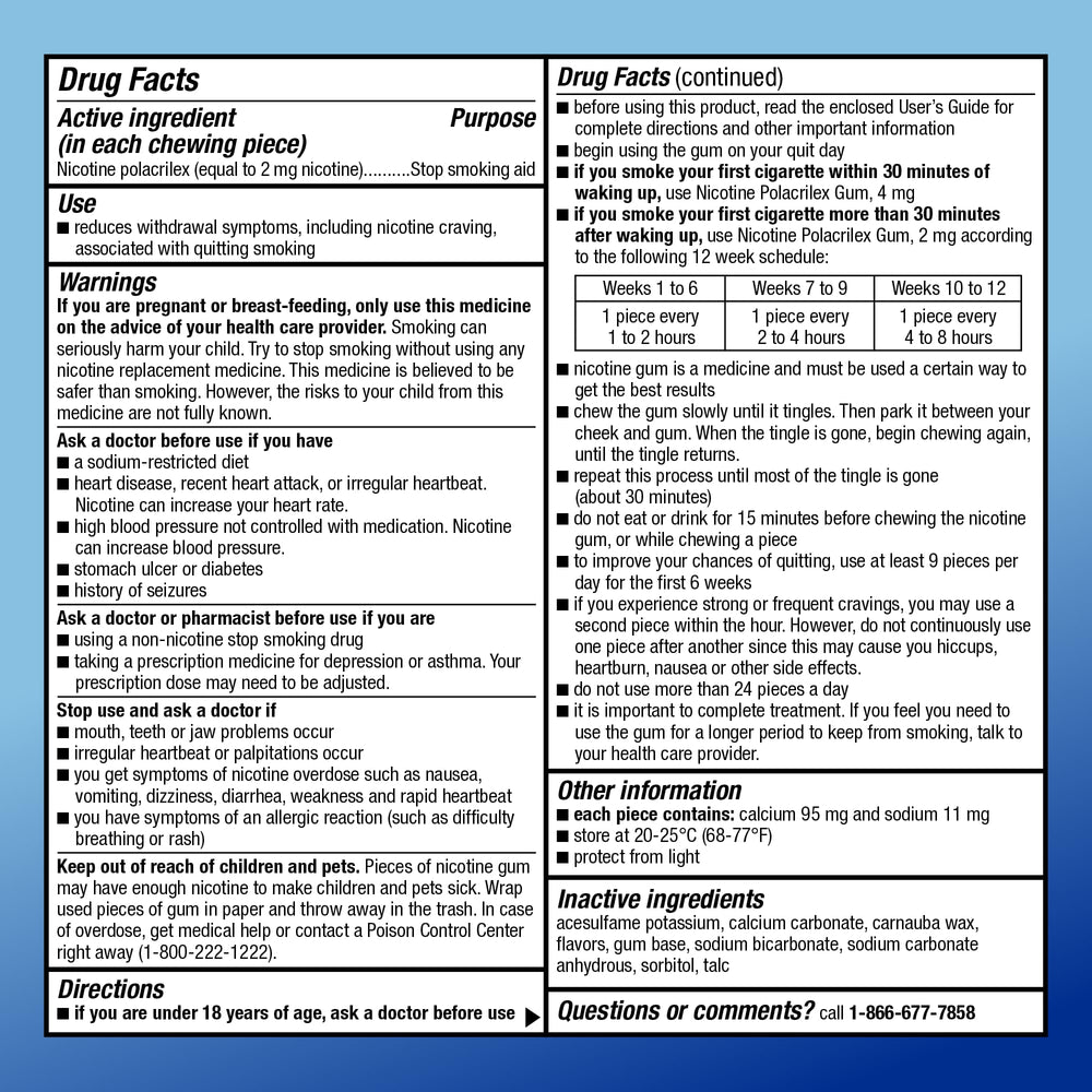 Amazon Basic Care 2 mg original usage steps illustration.