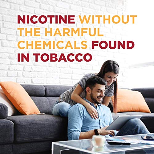 Amazon Basic Care nicotine gum 4 mg cinnamon back view packaging