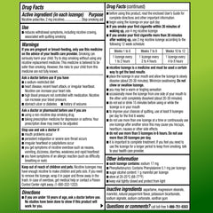 Amazon Basic Care nicotine lozenge 2 mg mint individually wrapped lozenge