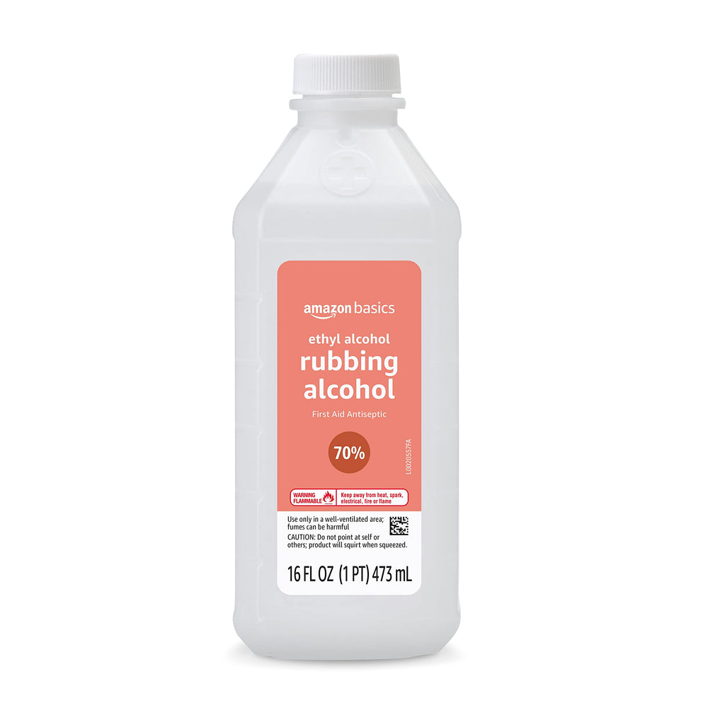 Amazon Basics 16-fluid-ounce bottle shown for home first aid kits