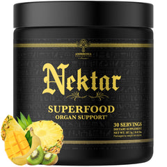 Ambrosia Nektar packshot showing the powder container for daily wellness