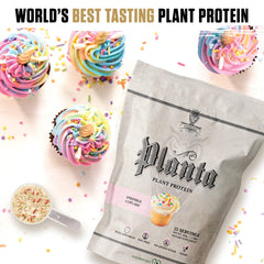 Ambrosia Planta ingredients blend of pea, brown rice, and fermented sunflower protein