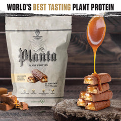 Ambrosia Planta shake in a glass with creamy, dessert like texture