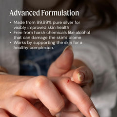 Ameo Life gel on dry skin dries quickly and leaves smooth texture