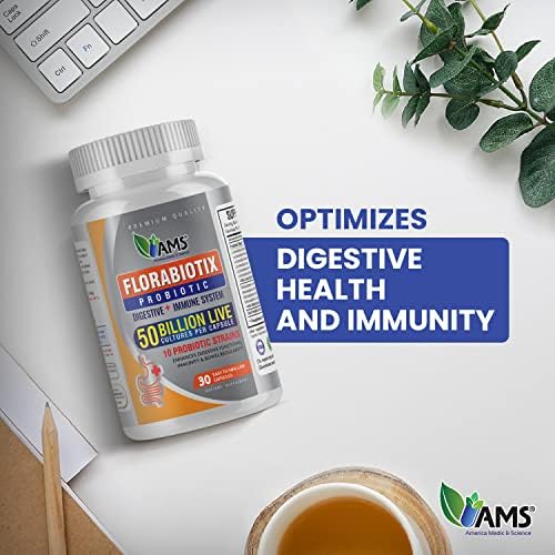 America Medic and Science Florabiotix probiotic daily use supports nutrient absorption.