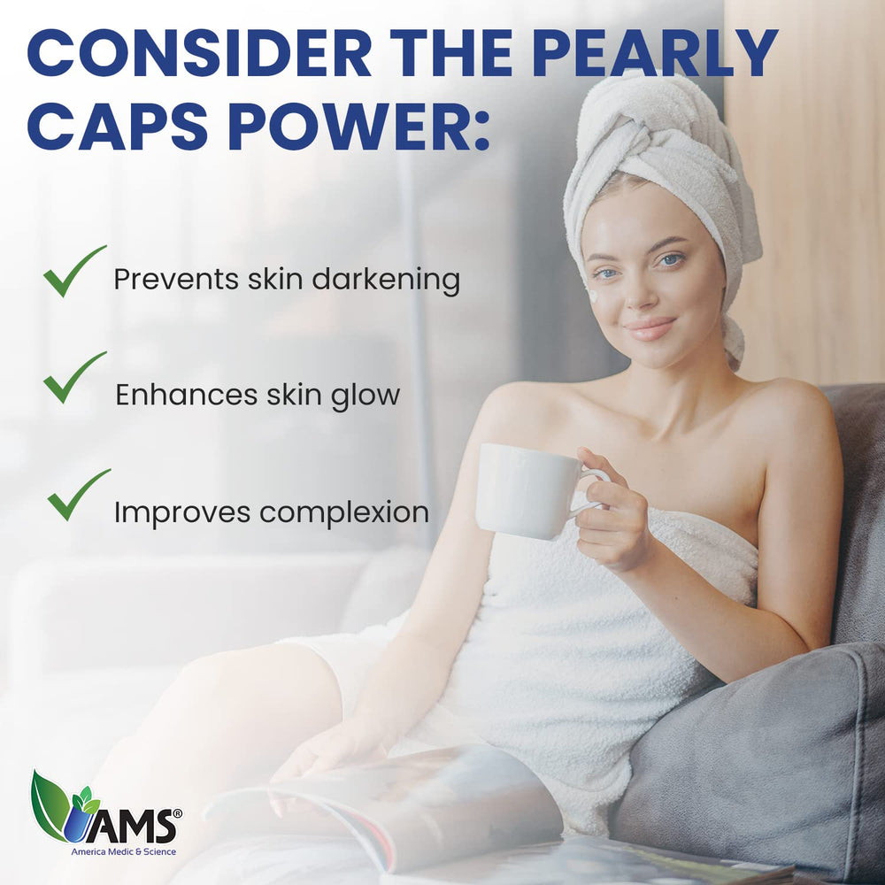 Pearly Caps held in hand for convenient daily use.