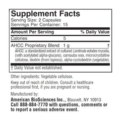 ImmPower capsules display 500 mg AHCC for enhanced absorption