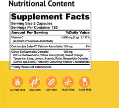 American Health Ester-C 500 mg with Citrus Bio packaging view for value pack.