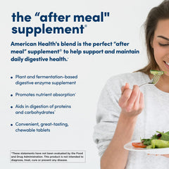 American Health Papaya Enzyme chewables packaging with 600 tablets label