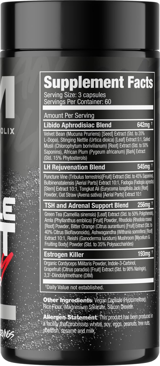 Capsules close-up show easy daily ingestion for American Metabolix Muscle Test Legacy.