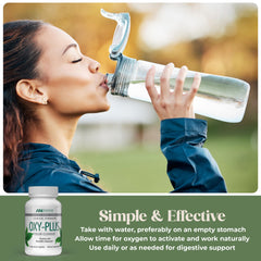 American Nutriceuticals Oxy-Plus box packaging highlighting complete digestion support.