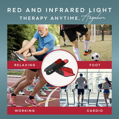 American Wellness Authority full-foot panel slippers ensure even light exposure across toes and arches.