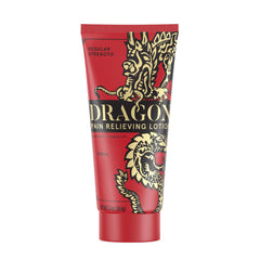 Americanna Wellness Dragon Lotion bottle front view for quick relief on the go.