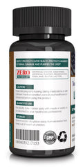 Amerrition liver support capsule close-up highlights potent silymarin blend for antioxidant support