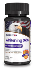 Amerrition skin whitening supplement bottle for daily use and brightening