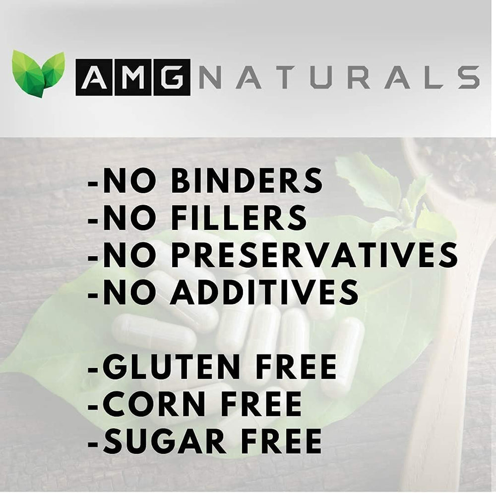 AMG Naturals Organic neem leaf bottle, labeled for trusted daily neem routines.