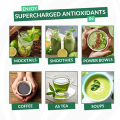 Amla Green wild-harvested amla berries display pristine Indian-sourced ingredients.