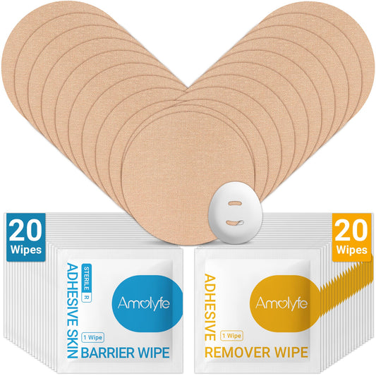 Amolyfe Dexcom G7 Over Patches Kit packaging for Dexcom G7 and Stelo users