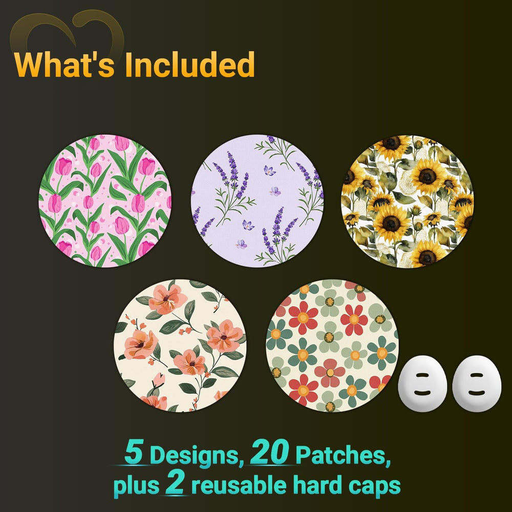 Amolyfe Dexcom G7 patches are waterproof and breathable for active wear.