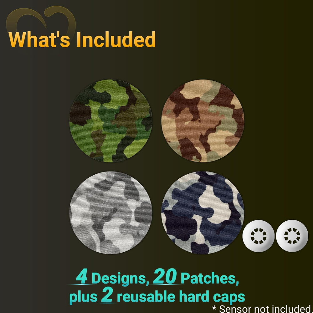 Amolyfe Libre 3 camo breathable patches stay comfortable during activity.