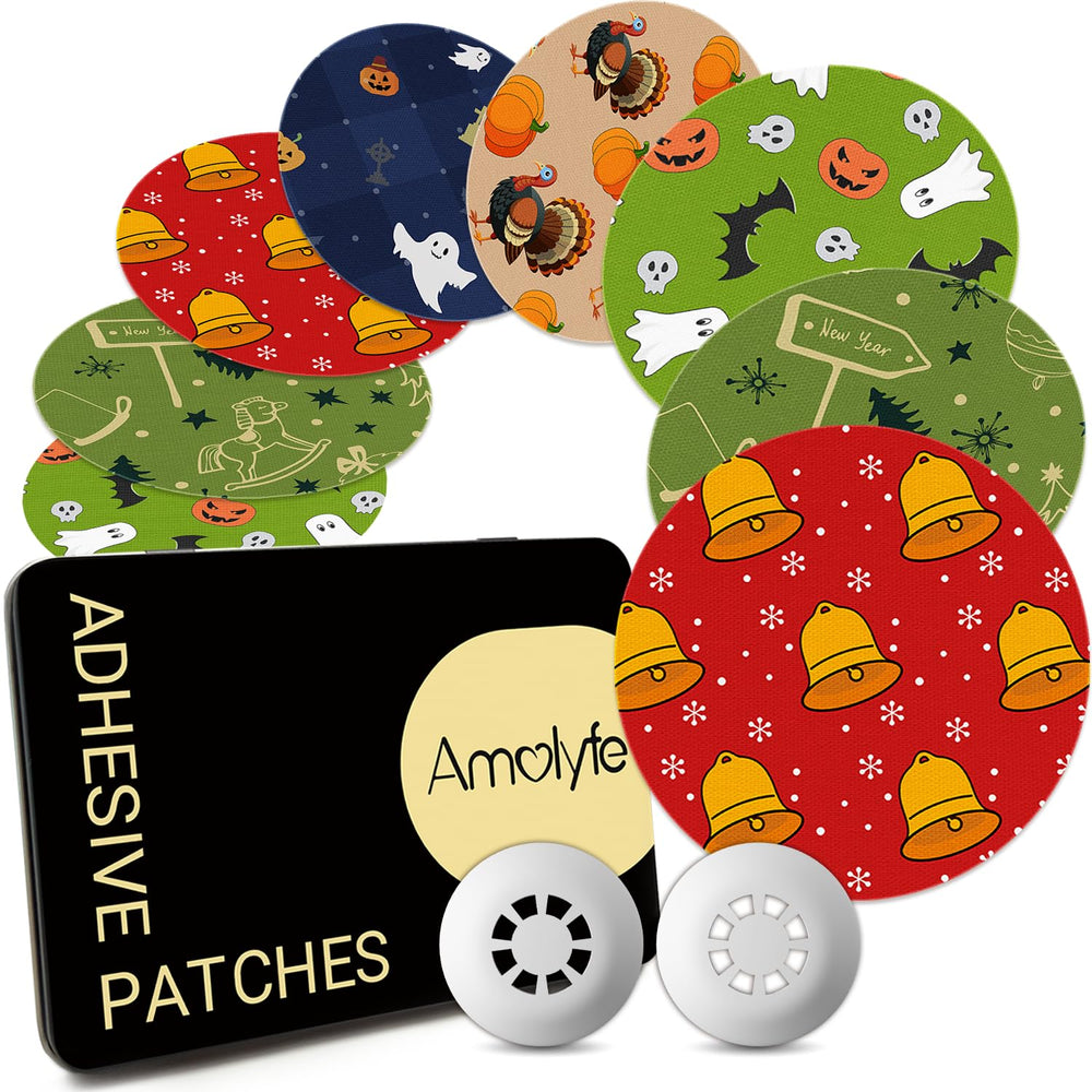 Amolyfe Libre 3 covers with two hard caps protect the sensor from bumps during activity.