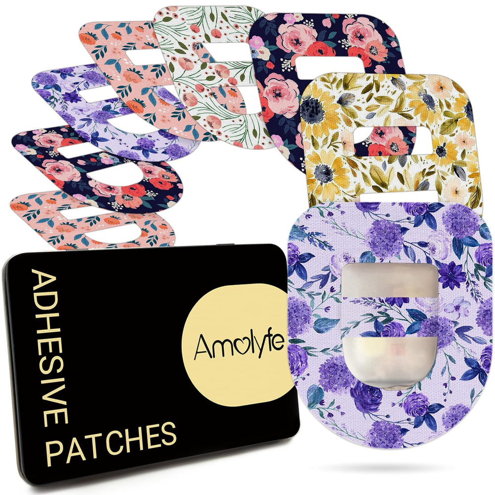 Amolyfe Omnipod 5 patches waterproof design for showers and swims.