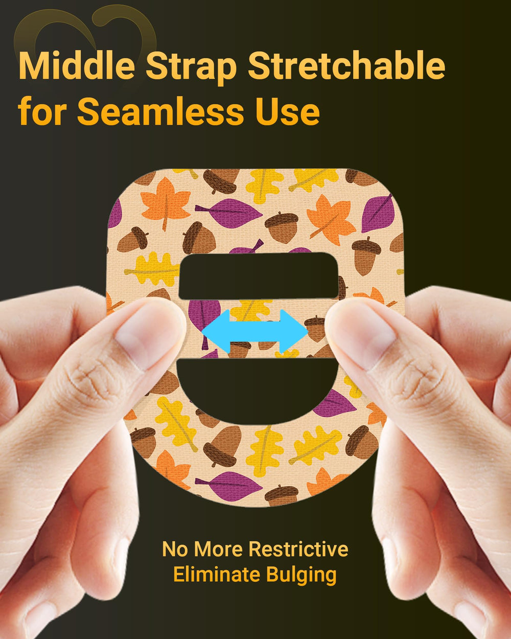 Amolyfe Omnipod medical-grade hypoallergenic adhesive patch for daily wear.