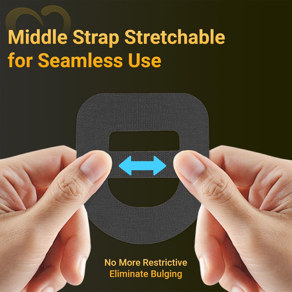 Amolyfe Omnipod patch features stretchable backing for seamless application