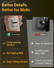 Amolyfe Tandem Mobi patches on-body wear supports shower-friendly access.