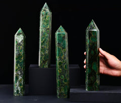 AMOYSTONE energy-flow wand directing energy for targeted practice