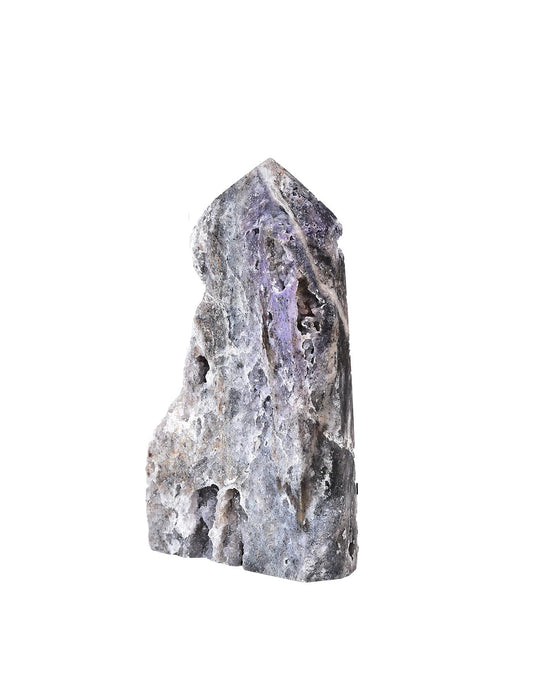 AMOYSTONE gem tower sphalerite point aids meditation focus and energy direction.