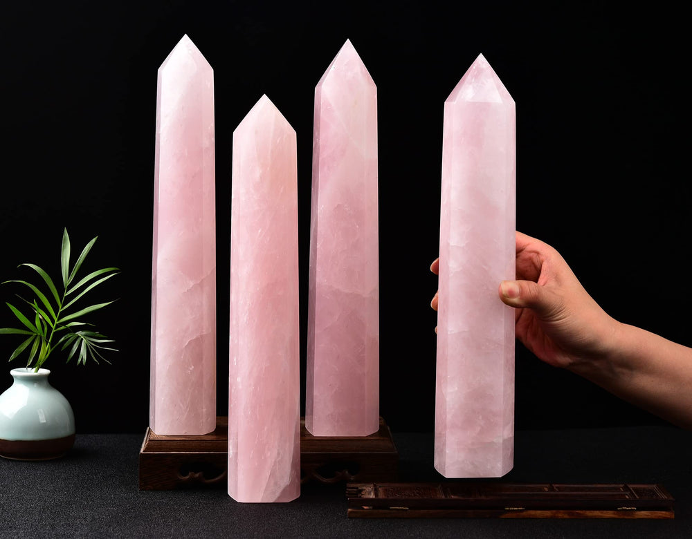 AMOYSTONE rose quartz gift idea for crystal lovers.
