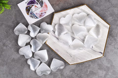AMOYSTONE selenite heart care tip: avoid water and recharge in sunlight.