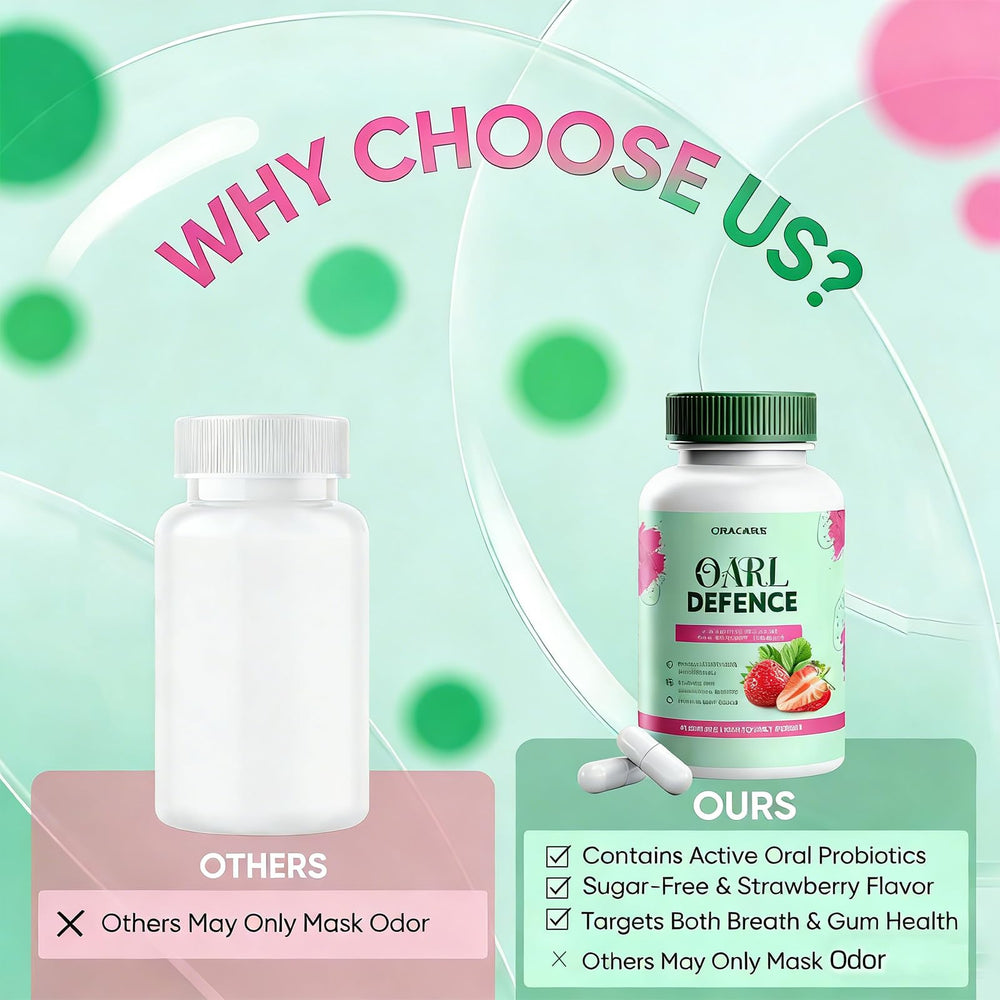 AMUA Oracare breath support capsules for confident conversations.