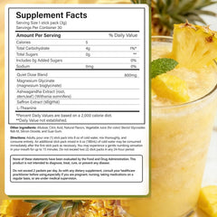 AMUA Quiet Dose Drink in a glass promotes easy relaxation during after-work hydration.