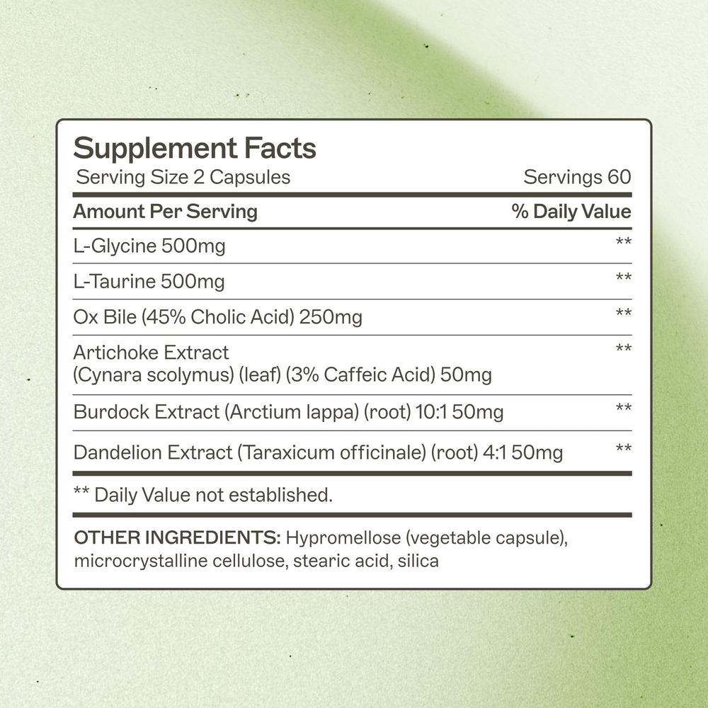 Amy Myers MD Bile Builder Complete bottle side emphasizes gallbladder support benefits.