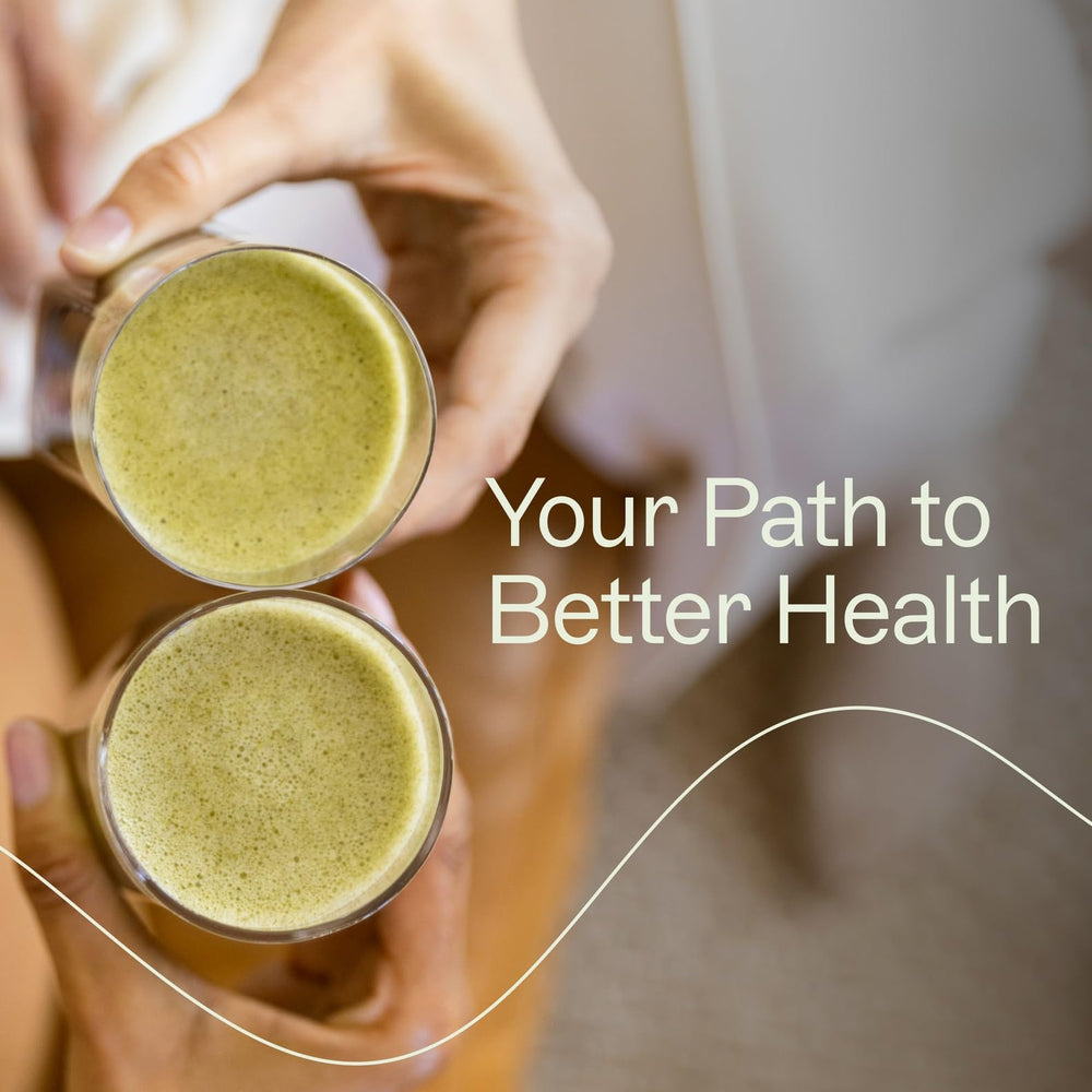 Amy Myers MD Bile Builder Complete kitchen counter scene invites convenient gut health support.