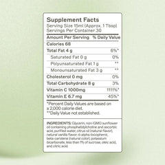 Amy Myers MD liposomal vitamin C dosing glass for easy daily use