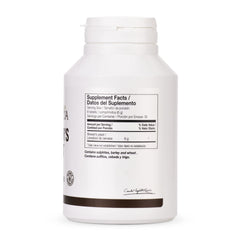Label close-up of Ana Maria Lajusticia Brewer's Yeast with vegan sugar-free formula