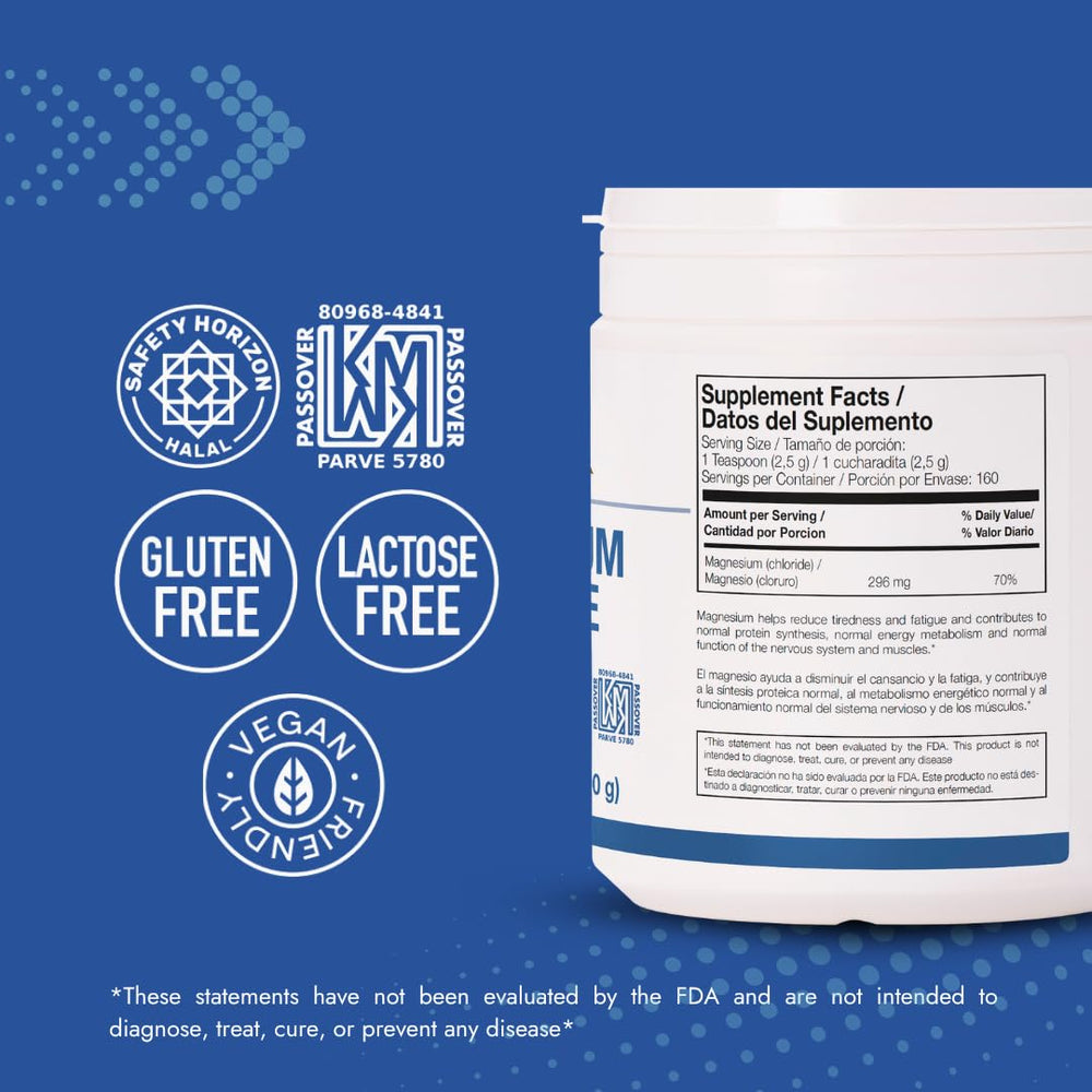 Ana Maria Lajusticia magnesium chloride 400g pack in secure packaging for home use.