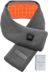 AnaAir cordless neck warmer in action, ideal for chilly commutes.