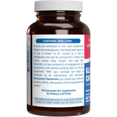 Anabolic Laboratories Advanced Glucosamine-Chondroitin label highlights potent joint support