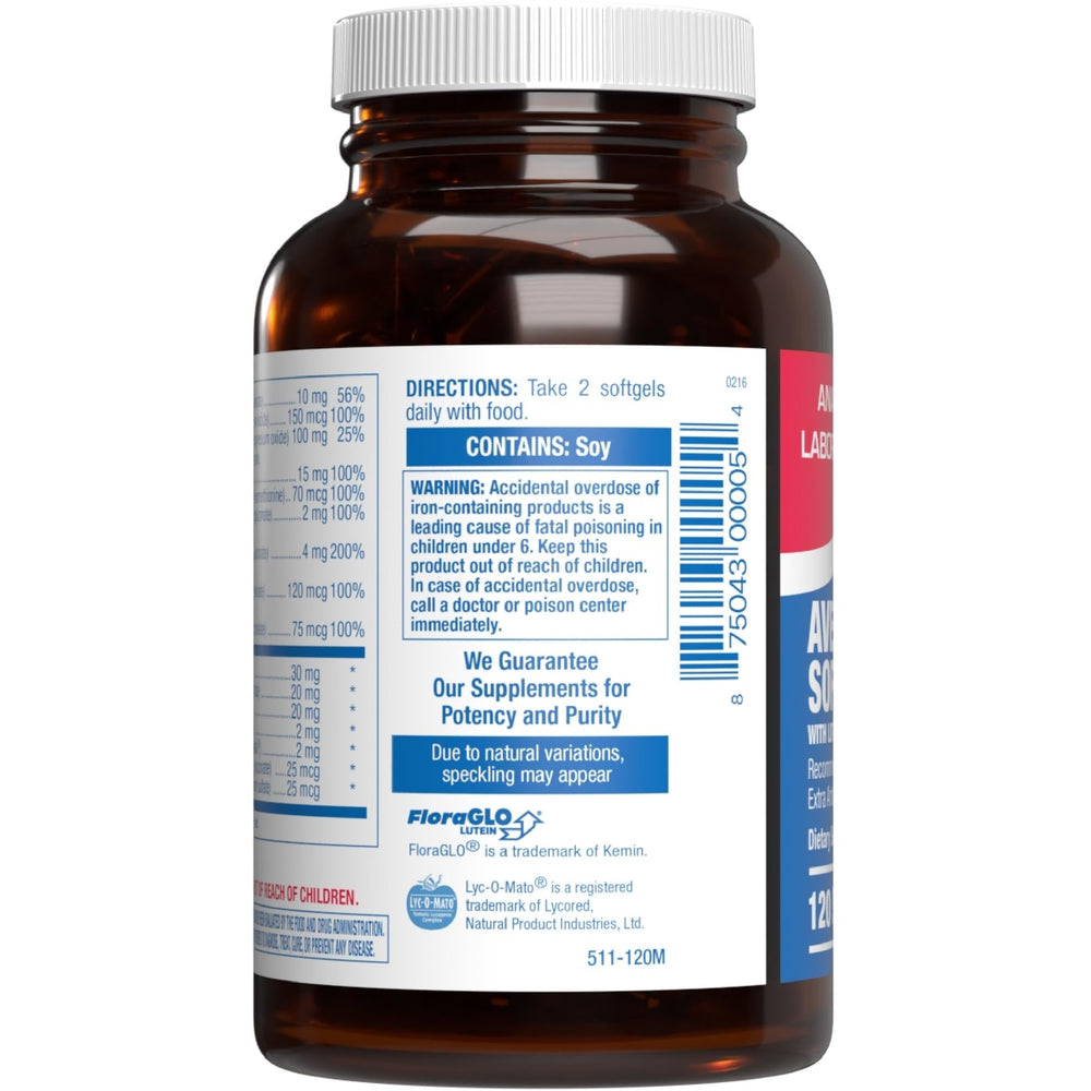 Anabolic Laboratories 30-in-1 multivitamin being poured into a hand for daily use.