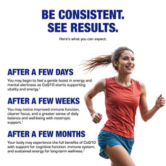 Anabolic Laboratories CoQ10 bottle label shows 100 mg potency for consistent dosing.