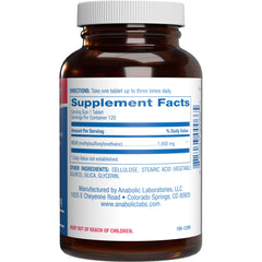 Anabolic Laboratories MSM capsules arranged for daily soft tissue support